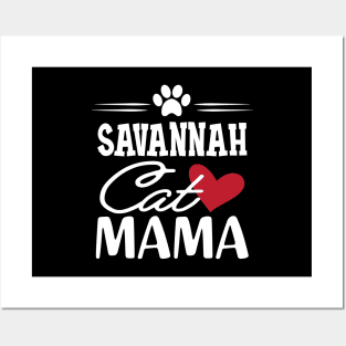 Savannah Cat Mama Posters and Art